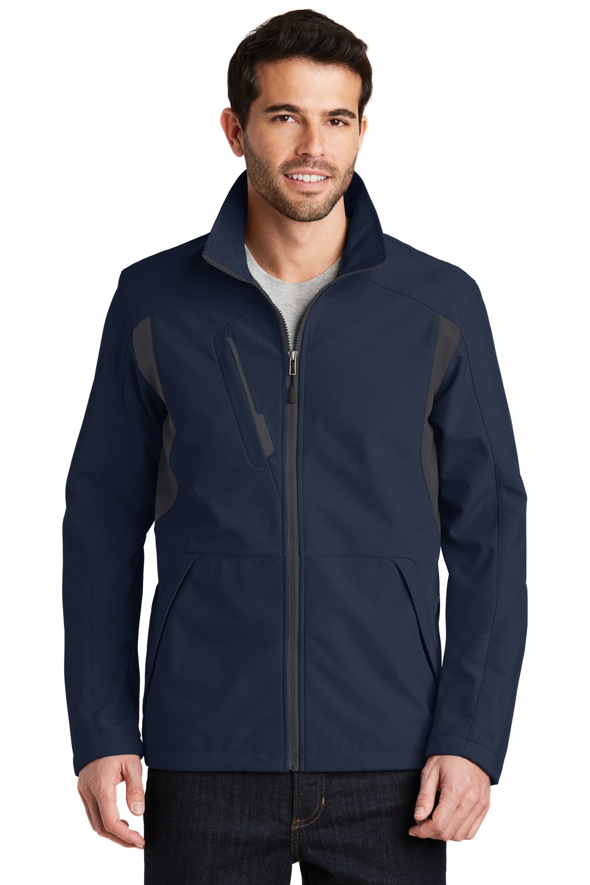 Port Authority ® Back-Block Soft Shell Jacket. J336 – APEX Print&Stich