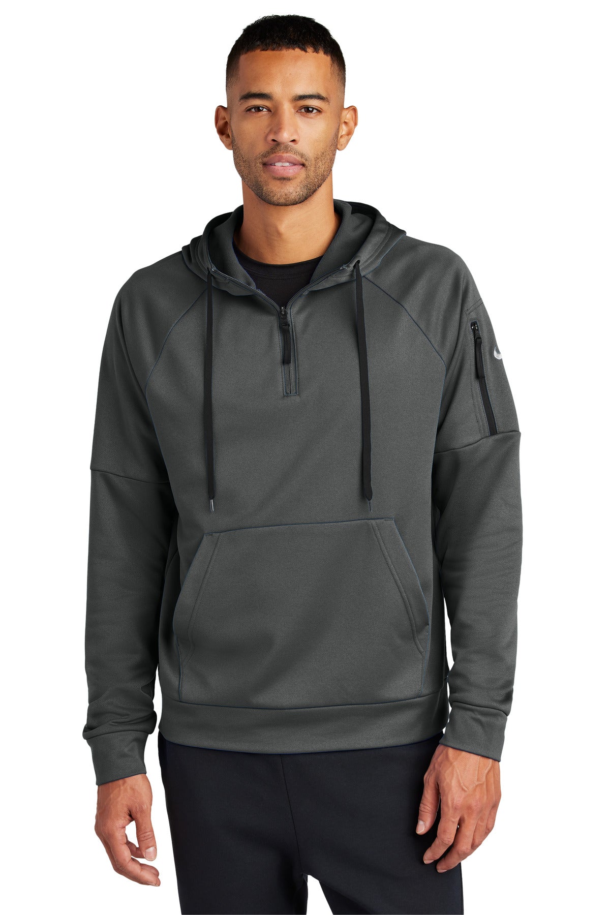 T M  Nike Therma-FIT Pocket 1/4-Zip Fleece Hoodie NKFD9742 – APEX