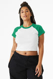 BELLA+CANVAS ®  Women's Micro Rib Raglan Baby Tee BC1201