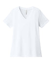 BELLA+CANVAS ®  Women's Relaxed Heather CVC V-Neck Tee BC6405CVC