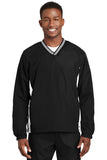 Sport-Tek ®  Tipped V-Neck Raglan Wind Shirt. JST62