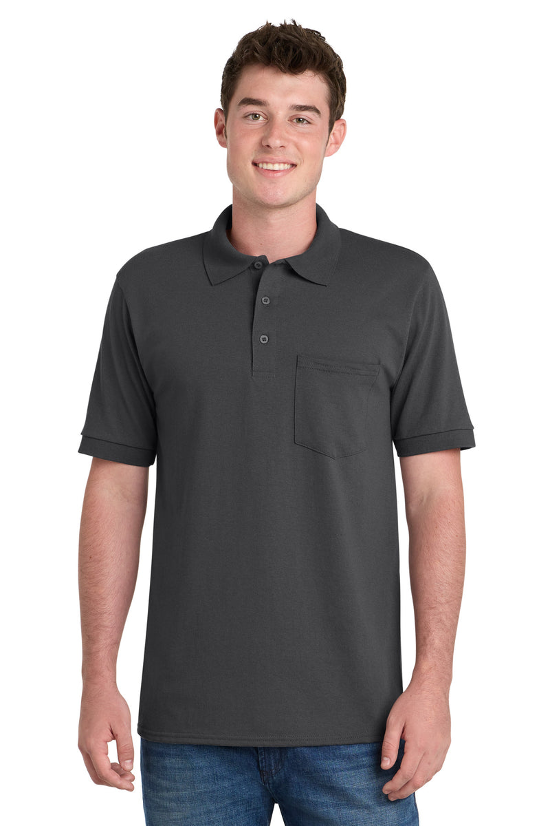 Port & Co ™  Core Blend Jersey Knit Pocket Polo. KP55P