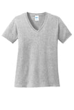 Port & Company ®  Women's Core Cotton V-Neck Tee. LPC54V
