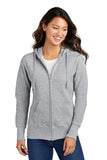 Port & Company ®  Women's Core Fleece Full-Zip Hooded Sweatshirt. LPC78ZH