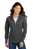 Port & Company® Ladies Core Fleece Full-Zip Hooded Sweatshirt. LPC78ZH