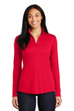 Sport-Tek ®  Women's PosiCharge ®  Competitor ™  1/4-Zip Pullover. LST357