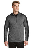 Sport-Tek ®  PosiCharge ®  Electric Heather Colorblock 1/4-Zip Pullover. ST397