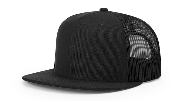 Custom Embroidered NE403 New Era Original Fit Snapback Trucker Cap - Personalized Trucker Hat - No Setup Olive/Black / Front Only