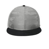 NE407 New Era ® Camo Flat Bill Snapback Cap